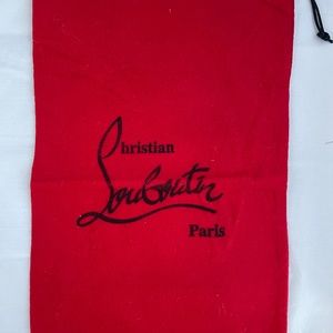 Christian Louboutin Dust Bag 8.5” W x 13.5” H